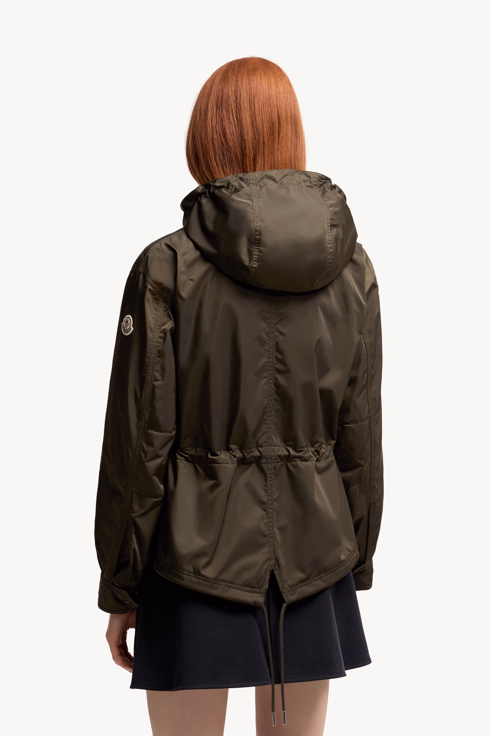 Noizay Hooded Parka Women Olive Green Moncler 5